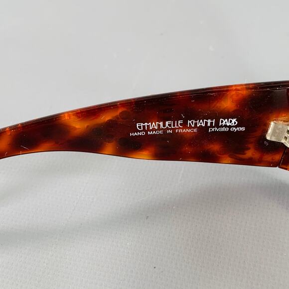 EMMANUELLE KHANH Brown Multicolour Studded Acetate Sunglasses main image 6